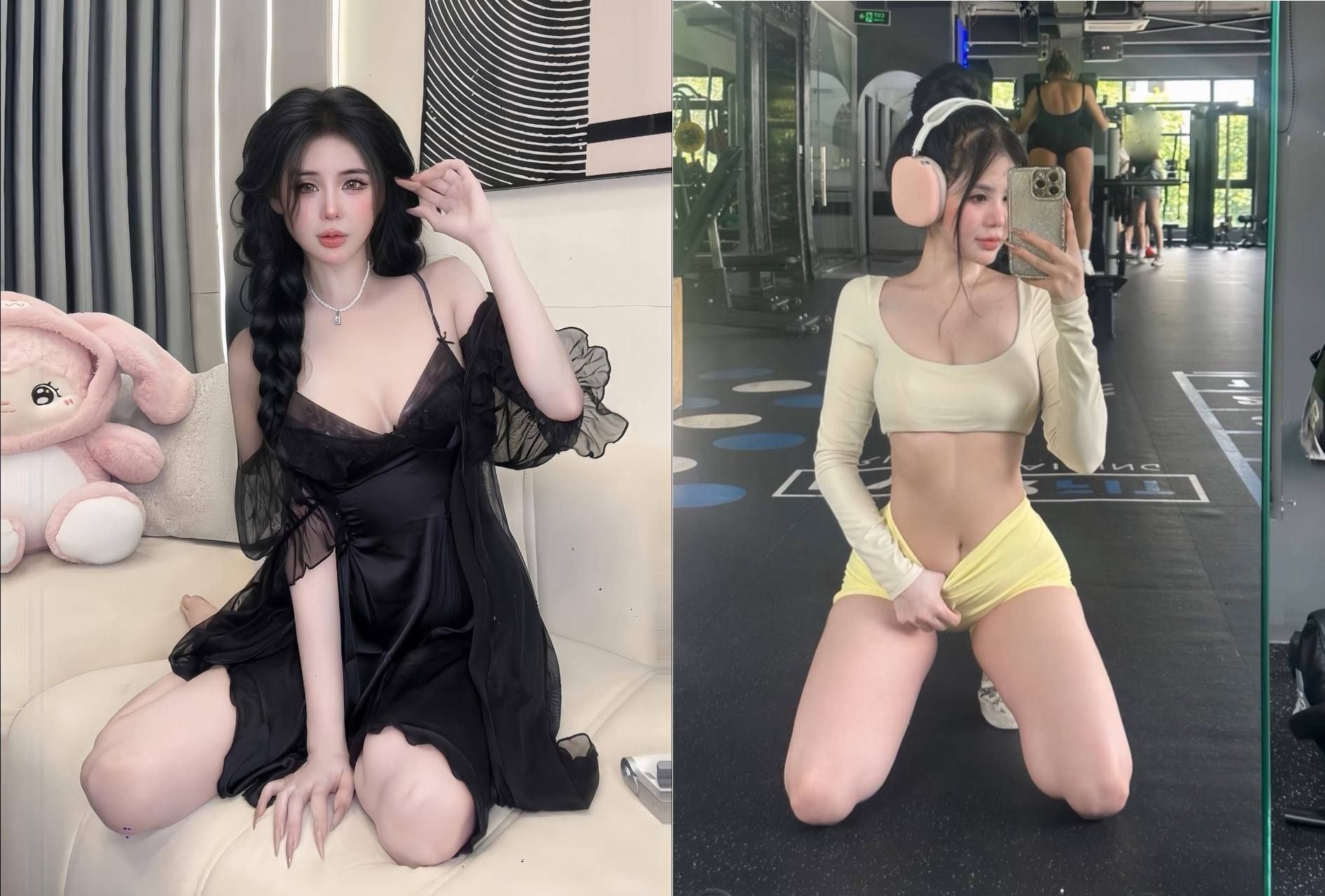 Poster of Clip nóng mới cô gymer hoạt động sugar baby