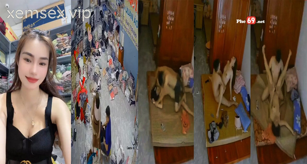 Poster of Hack camera em gái chủ shop quần áo ở Vinh bị chồng nứng cặc đòi địt xem mà như là bị hiếp dâm vậy (Full)