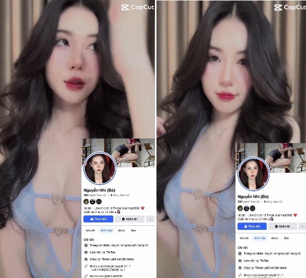 Poster of Phim sex TikToker Nguyễn Nhi mông to bướm mọng